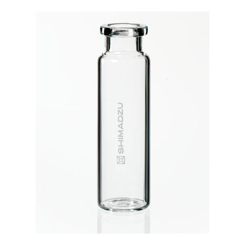 Vials, 20mL Headspace, Clear Glass, Crimp Neck, 75.5 x 22.5mm, Flat Bottom, 100/pk