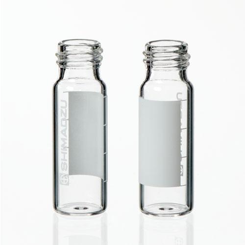 Vial Kit, 4mL Clear Glass w/Screw Caps and Non-slit Silicone/PTFE Septa, 100/pk