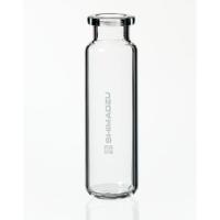 Vial Kit, 20mL Headspace w/Al Crimp Cap and Silicone/PTFE Septa, Round Bottom, 500/pk