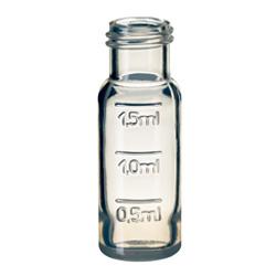 Vials, 1.5mL Clear Polypropylene, 12 x 32mm with Screw Neck, 100/pk, No Caps