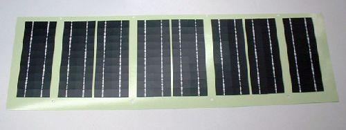 GAUGE MARKERS, 5 WHITE DIAMONDS ON BLACK BACKGROUND, 160 PIECES, TRVIEWX