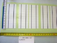 GAUGE MARKERS, 1 BLACK LINE ON WHITE BACKGROUND, 160 PIECES, TRVIEWX