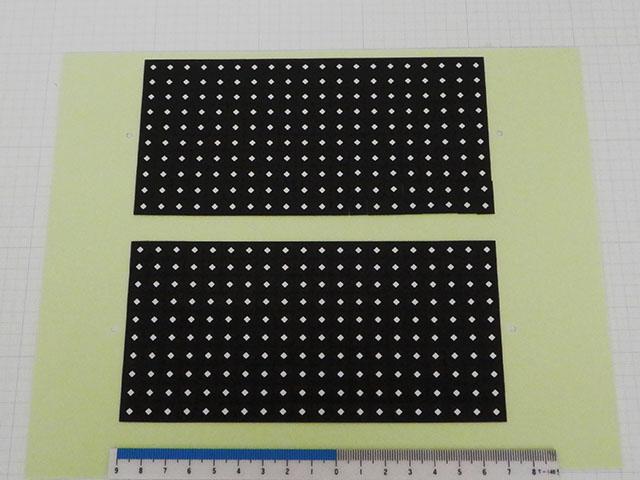 Gauge markers, 1 white diamond  on black background, 400 pieces, TRVIEWX