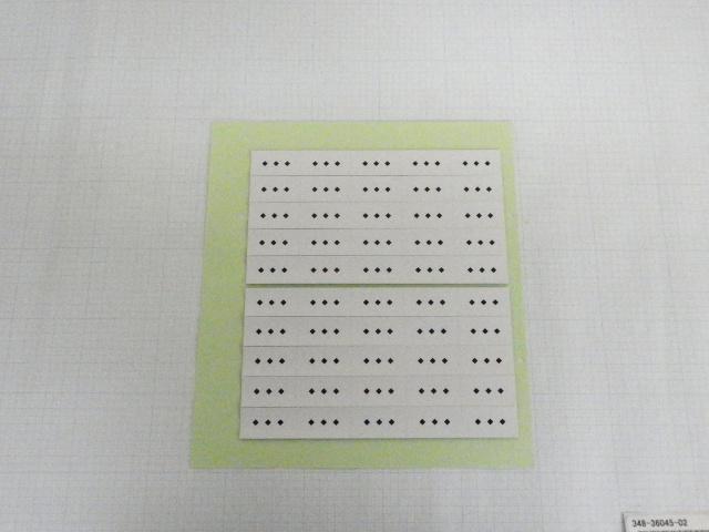 Gauge markers, 3 black diamonds on white background, 50 pieces, TRVIEWX